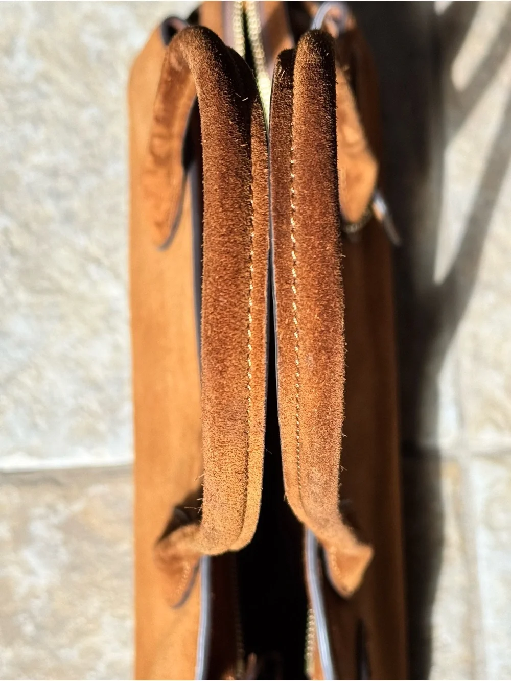 Coach Empire Carryall Bag 34 – Warm Brown Suede (CBN41)
